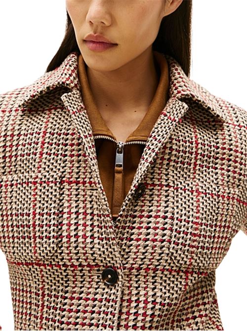 Blazer in misto lana con lavorazione a quadri Tommy Hilfiger | WW0WW466560OG